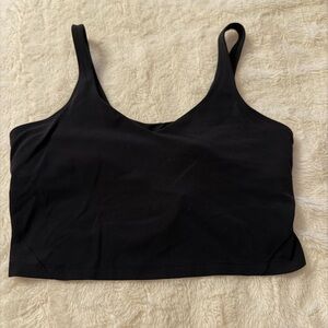 Black Lululemon Size 12 Align Cropped Tank